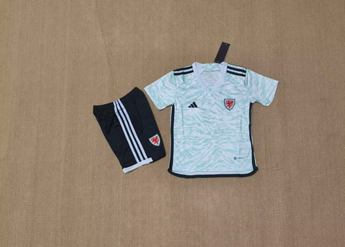 2024 Wales Away Kids Soccer Jerseys