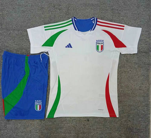 2024 Italy Away Kids Soccer Jerseys