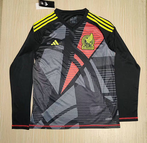 2024 Mexico Goalkeeper Long Sleeve Soccer Jerseys