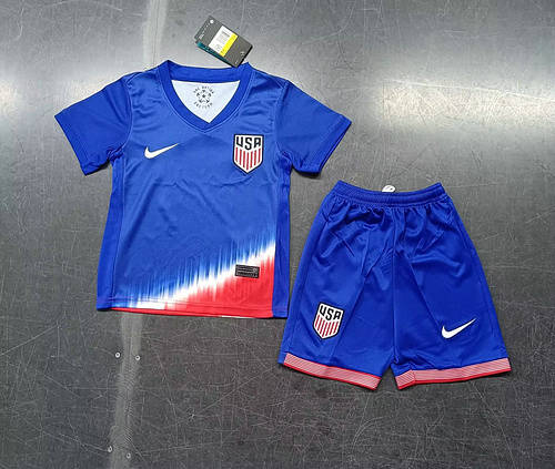 2024 USA Away Kids Soccer Jerseys