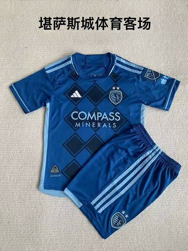 24/25 Sporting Kansas City Away Adults And Kids Soccer Jerseys