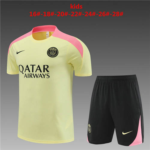 24/25 Paris Kids Training Soccer Jerseys