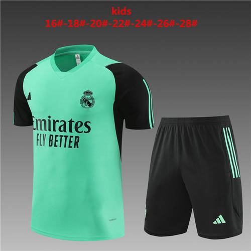 23/24 Real Madrid Kids Training Soccer Jerseys