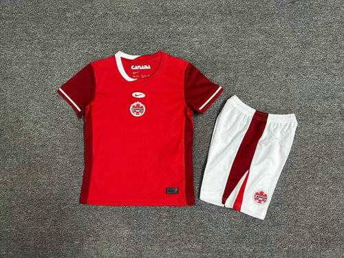 2024 Canada Home Kids Soccer Jerseys