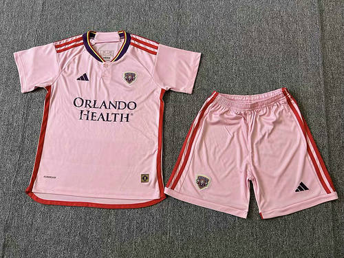 24/25 Orlando City Away Kids Soccer Jerseys