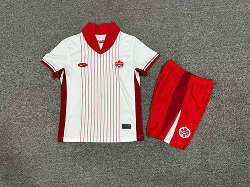 2024 Canada Away Kids Soccer Jerseys