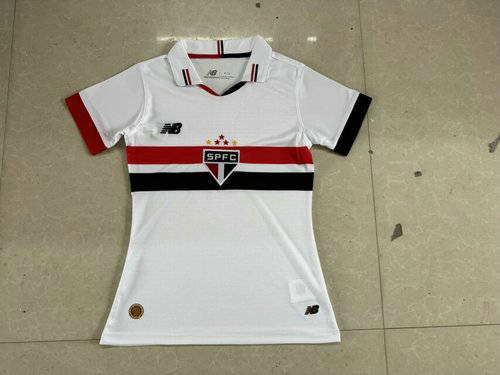 24/25 So Paulo Home Woman Soccer Jerseys