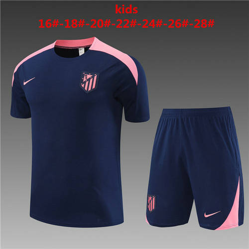 24/25 Atletico Madrid Kids Training Soccer Jerseys