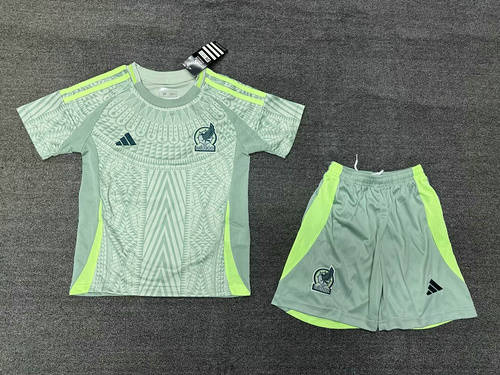 2024 Mexico Away Kids Soccer Jerseys