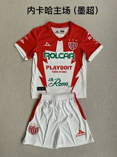 23/24 Necaxa Home Kids Soccer Jerseys