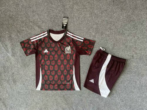 2024 Mexico Home Kids Soccer Jerseys