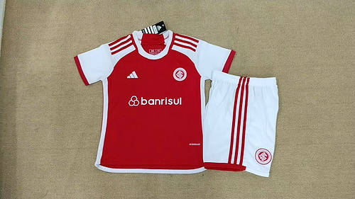 24/25 Internacional Home Kids Soccer Jerseys