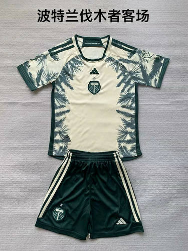 24/25 Portland Timbers Away Adults And Kids Soccer Jerseys