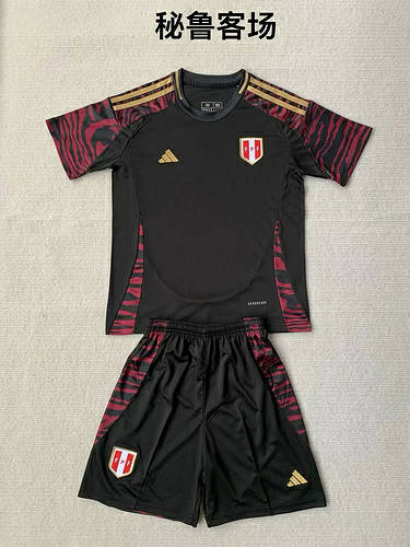 2024 Peru Away Kids Soccer Jerseys