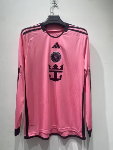 24/25 Inter Miami Home Long Sleeves Soccer Jerseys