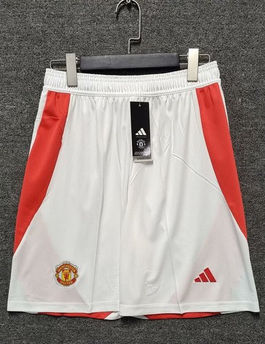 24/25 Manchester United Home Soccer Shorts Soccer Jerseys