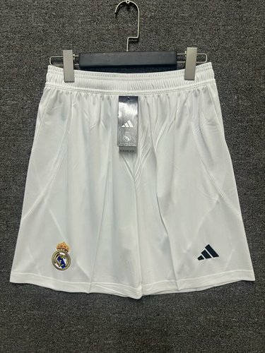 24/25 Real Madrid Home Soccer Shorts