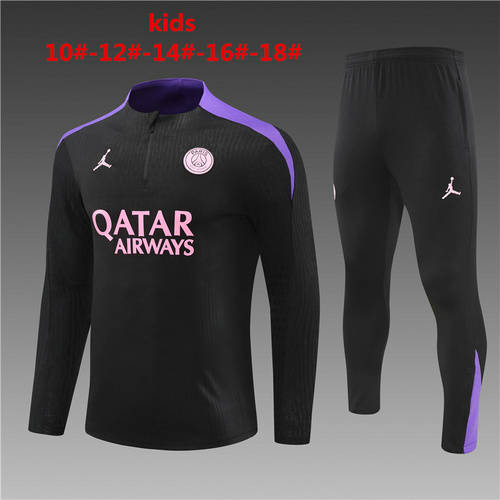 24/25 Paris Kids Player Version Long Sleeve Training Suit