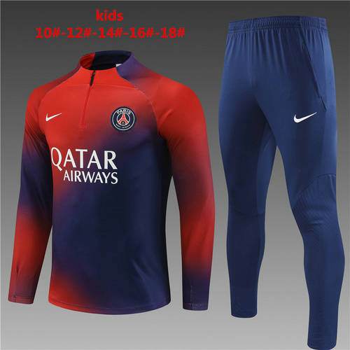 23/24 Paris Kids Long Sleeve Training Suit