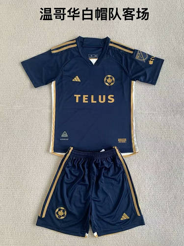 24/25 Vancouver Whitecaps Away Adults And Kids Soccer Jerseys