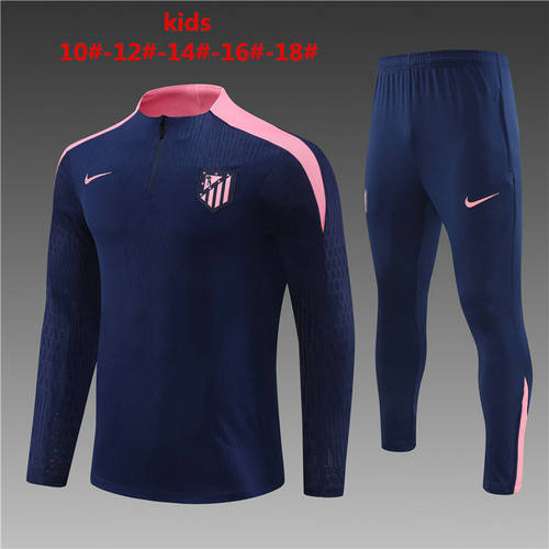 24/25 Atletico Madrid Player Kids Long Sleeve Training Suit