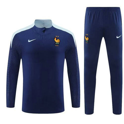 2024 France Player Long Sleeve Training Suit