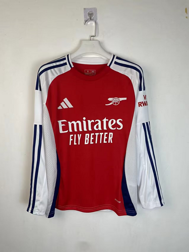 24/25 Arsenal Home Long Sleeve Soccer Jerseys