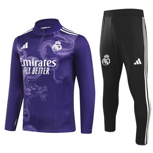 24/25 Real Madrid Long Sleeve Training Suit