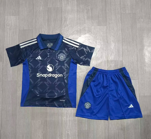 24/25 M-anchester U-nited Away Kids Soccer Jerseys