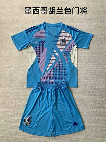 2024 Mexico Goalkeeper Adults And Kids Soccer Jerseys