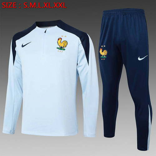 2024 France Long Sleeve Training Suit