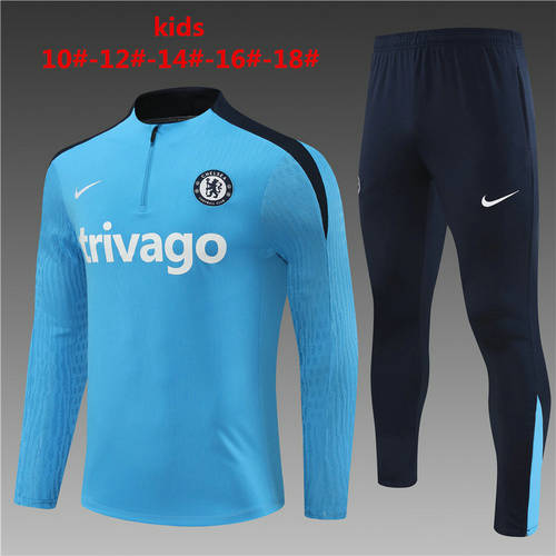 24/25 Chelsea Kids Player Long Sleeve Training Suit