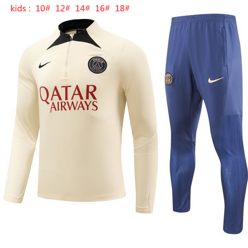 23/24 Paris Kids Long Sleeve Training Suit