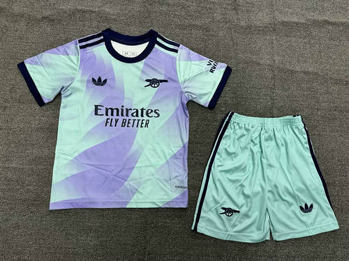 24/25 Arsenal Third Kids Soccer Jerseys