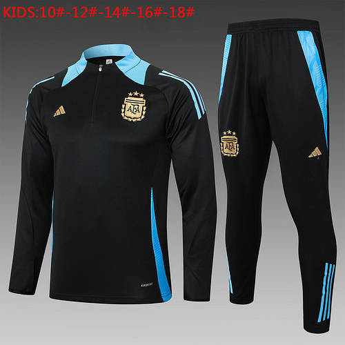 2024 Argentina Kids Long Sleeve Training Suit