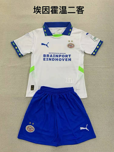 24/25 Psv Away Kids Soccer Jerseys