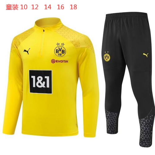 23/24 Dortmund Kids Long Sleeve Training Suit