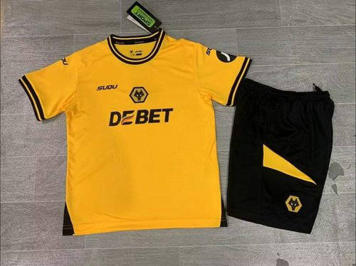 24/25 Wolve Home Kids Soccer Jerseys