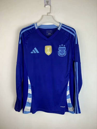 2024 Argentina Away Long Sleeve Soccer Jerseys