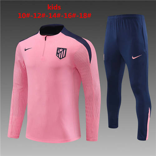 24/25 Atletico Madrid Player Kids Long Sleeve Training Suit