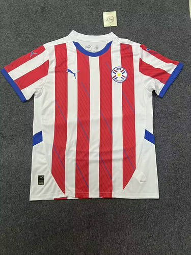 2024 Paraguay Home Soccer Jerseys