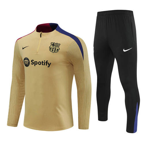 24/25 Messi Griezmann Gold Player Long Sleeve Training Suit