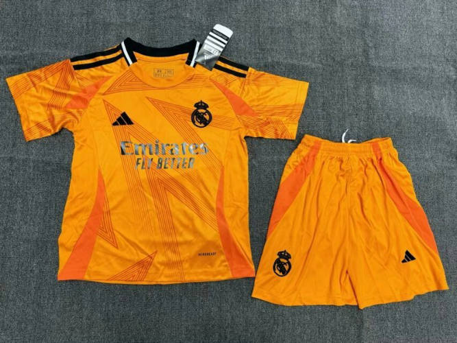 24/25 Real Madrid Away Kids Soccer Jerseys