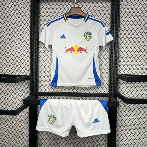 24/25 Leeds United Home Kids Soccer Jerseys