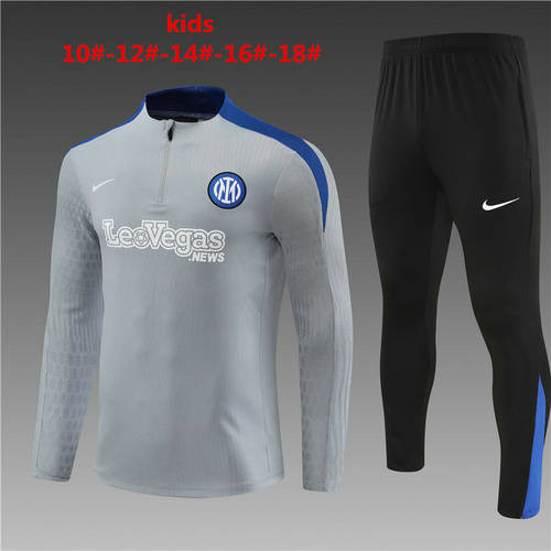 24/25 Inter Milan Kids Player Long Sleeve Training Suit