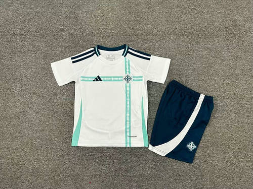 2024 Northern Ireland Away Kids Soccer Jerseys