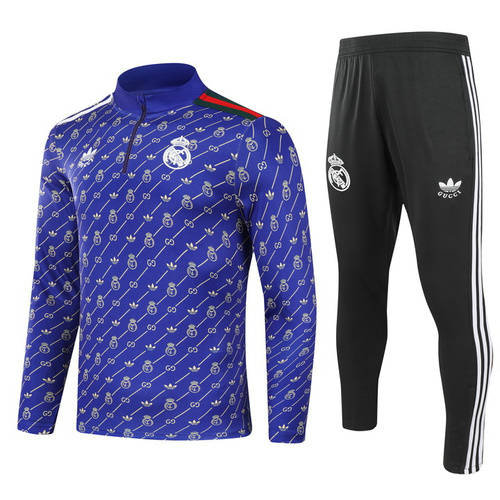 24/25 Real Madrid Long Sleeve Training Suit