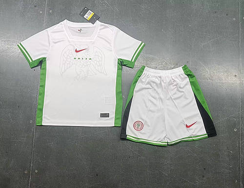 2024 Nigeria Home Kids Soccer Jerseys