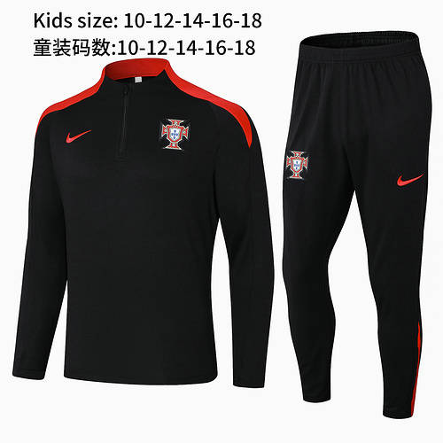 2024 Portugal Kids Long Sleeve Training Suit