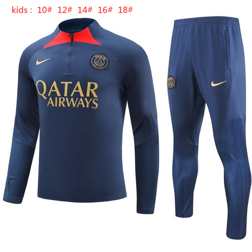 23/24 Paris Kids Long Sleeve Training Suit